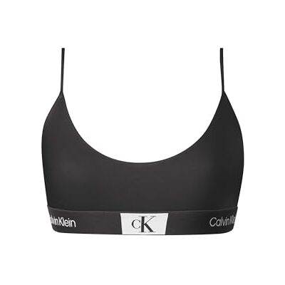 Calvin Damen Bralette Unlined Weiche Cups, Schwarz (Black), XS Calvin Damen Bralette Unlined Weiche Cups, Schwarz (Black), XS
