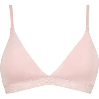 Athena Triangel-BH, Blush, Damen, ohne Bügel, ultraweiche und Bequeme Viskose, Gletscherrosa, M Athena Triangel-BH, Blush, Damen, ohne Bügel, ultraweiche und Bequeme Viskose, Gletscherrosa, M