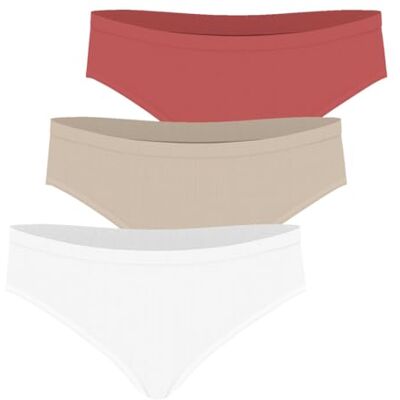 Athena Damen Ecopack L971 Dessous, Weiß/Skin/Koralle, 36 Athena Damen Ecopack L971 Dessous, Weiß/Skin/Koralle, 36