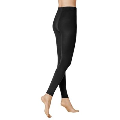 KUNERT Damen Leggings Soft Wool Cotton ohne Gummifäden Black 0070 44-46 KUNERT Damen Leggings Soft Wool Cotton ohne Gummifäden Black 0070 44-46