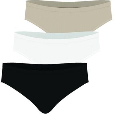 Athena 3er-Pack Unterhosen für Damen Ecopack Basic Komfort und Natürlichkeit aus ultraweicher Stretch-Baumwolle Oeko-TEX Standard 100-Label Athena 3er-Pack Unterhosen für Damen Ecopack Basic Komfort und Natürlichkeit aus ultraweicher Stretch-Baumwolle Oeko-TEX Standard 100-Label