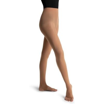 Capezio Damen Steigbügelhose, ultraweich, selbstgestrickt, Helles Hellbraun, S-M Capezio Damen Steigbügelhose, ultraweich, selbstgestrickt, Helles Hellbraun, S-M