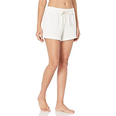 Amazon Damen Lightweight Lounge Terry Pyjama Shorts, Light Grey Heather, XS Amazon Damen Lightweight Lounge Terry Pyjama Shorts, Light Grey Heather, XS