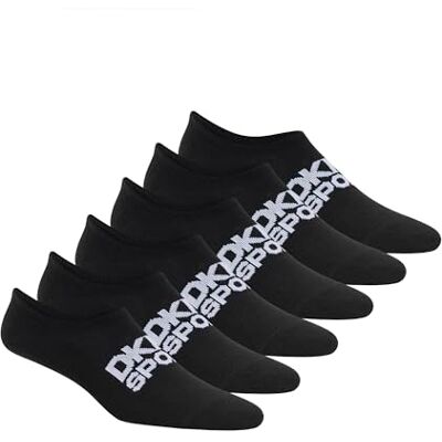 DKNY Damen Sportsocken, Leicht, 6 Stück Socken, Schwarz, 42-44.5 EU DKNY Damen Sportsocken, Leicht, 6 Stück Socken, Schwarz, 42-44.5 EU