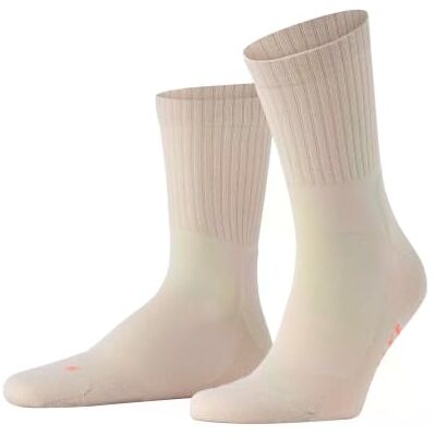 FALKE Unisex Socken Run Rib Crew U So Baumwolle Funktionsmaterial einfarbig 1 Paar, Beige Cream 4011, 44-45 FALKE Unisex Socken Run Rib Crew U So Baumwolle Funktionsmaterial einfarbig 1 Paar, Beige Cream 4011, 44-45