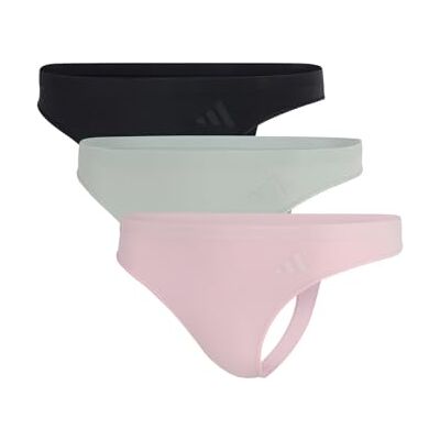 Adidas Damen Low Rise Thong (3PK) -Sport Active Seamless-Packaged Panties G-String, 901 Assorted, XXL (3er Pack) Adidas Damen Low Rise Thong (3PK) -Sport Active Seamless-Packaged Panties G-String, 901 Assorted, XXL (3er Pack)