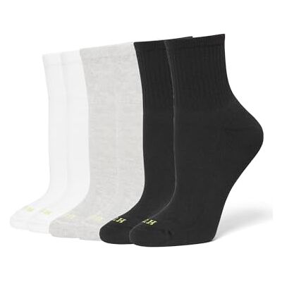 HUE Mini-Crew-Socken für Damen, 6 Paar, Einheitsgröße HUE Mini-Crew-Socken für Damen, 6 Paar, Einheitsgröße
