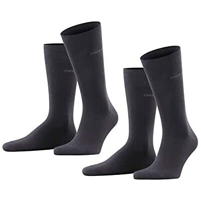 Esprit Herren Socken Basic Uni Multipack M So Baumwolle einfarbig 2 Paar, Schwarz Black 3000, 39-42 Esprit Herren Socken Basic Uni Multipack M So Baumwolle einfarbig 2 Paar, Schwarz Black 3000, 39-42