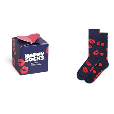 Happy Socks Unisex 2-pack Valentine’s Gift Set, Blau, 36-40 EU Happy Socks Unisex 2-pack Valentine’s Gift Set, Blau, 36-40 EU