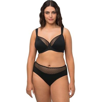 Ulla Popken , Damen, große Größen, Bügel-BH, Mesh-Kante, Cup B F Ulla Popken , Damen, große Größen, Bügel-BH, Mesh-Kante, Cup B F