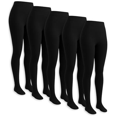 Bea 5er-Pack 80 DEN Thermo Strumpfhosen Damen Warm, Weich und Blickdicht, Hohe Taille, Opaque Feinstrumpfhose Bea 5er-Pack 80 DEN Thermo Strumpfhosen Damen Warm, Weich und Blickdicht, Hohe Taille, Opaque Feinstrumpfhose