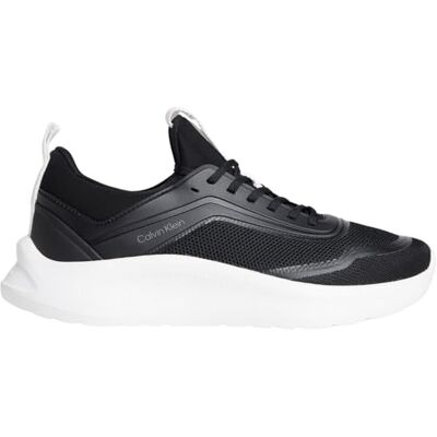 Calvin Damen Runner Sneaker Light Sock Mesh mit Schlaufe, Schwarz (Black/Pearl Grey), 36 Calvin Damen Runner Sneaker Light Sock Mesh mit Schlaufe, Schwarz (Black/Pearl Grey), 36