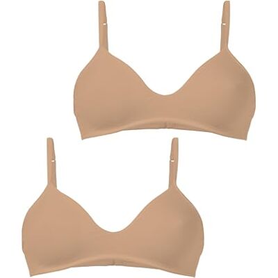 Golden Lady Damen Reggiseno Cotone Conf. 2 Pz, Naturale, Tg4-L BH, Natur, L (2er Pack) Golden Lady Damen Reggiseno Cotone Conf. 2 Pz, Naturale, Tg4-L BH, Natur, L (2er Pack)