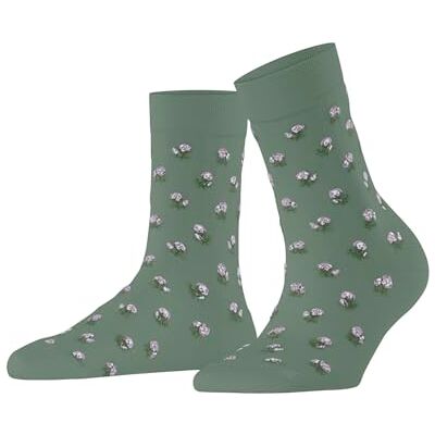 FALKE Damen Socken Cotton Touch Special Edition W So Baumwolle gemustert 1 Paar, Grün Sage 7538, 35-38 FALKE Damen Socken Cotton Touch Special Edition W So Baumwolle gemustert 1 Paar, Grün Sage 7538, 35-38