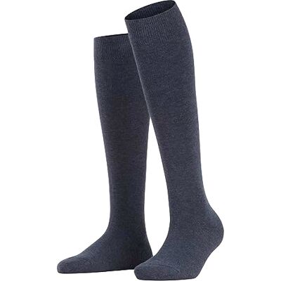 Esprit Damen Kniestrümpfe Basic Pure W Kh Baumwolle mit Komfortbund 1 Paar, Blau Navyblue M 6490, 39-42 Esprit Damen Kniestrümpfe Basic Pure W Kh Baumwolle mit Komfortbund 1 Paar, Blau Navyblue M 6490, 39-42