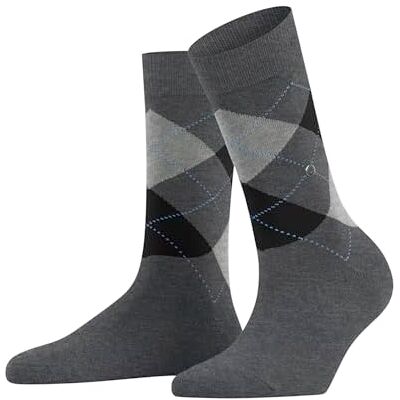 Burlington Damen Socken Queen W So Baumwolle gemustert 1 Paar, Grau Grey Melange 3974, 36-41 Burlington Damen Socken Queen W So Baumwolle gemustert 1 Paar, Grau Grey Melange 3974, 36-41