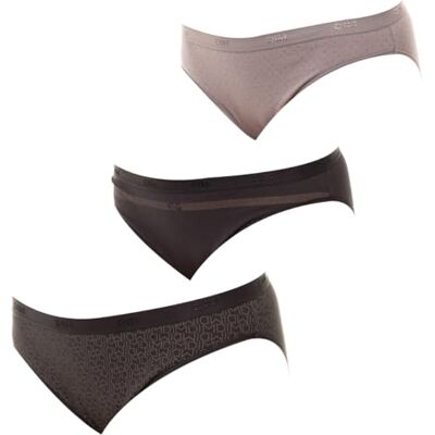 DIM Damen Slip Les Pockets Baumwolle x3 Mehrfarbiger Slip-Satz Komfort Baumwolle & Elastan Weicher Bund Täglicher Stil Damen Slip-Satz Les Pockets Baumwolle x3 DIM Damen Slip Les Pockets Baumwolle x3 Mehrfarbiger Slip-Satz Komfort Baumwolle & Elastan Weicher Bund Täglicher Stil Damen Slip-Satz Les Pockets Baumwolle x3