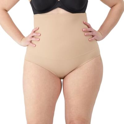 Maidenform Damen Shaping Brief, Firm Control Panty, High Waist, Cool Comfort Shapewear-Unterhose, Latte Lift, 3XL Maidenform Damen Shaping Brief, Firm Control Panty, High Waist, Cool Comfort Shapewear-Unterhose, Latte Lift, 3XL