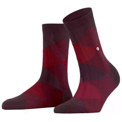 Burlington Damen Socken Bonnie W Sso Baumwolle gemustert 1 Paar, Rot Claret 8375, 36-41 Burlington Damen Socken Bonnie W Sso Baumwolle gemustert 1 Paar, Rot Claret 8375, 36-41