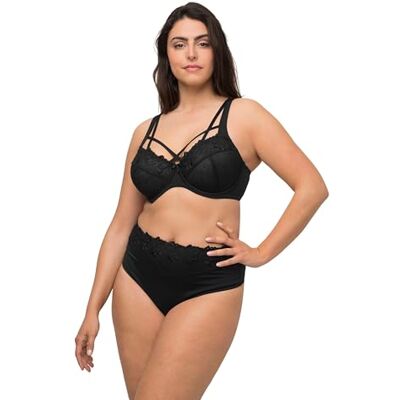 Ulla Popken , Damen, große Größen, Bügel-BH, Stickerei, Cup C F Ulla Popken , Damen, große Größen, Bügel-BH, Stickerei, Cup C F