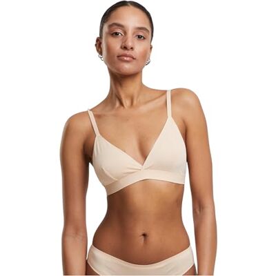 Urban Classics Ladies Basic Unpadded Bra 2-Pack Frauen BH schwarz Urban Classics Ladies Basic Unpadded Bra 2-Pack Frauen BH schwarz