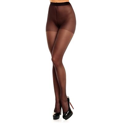 GLAMORY Damen Strumpfhose mit Naht Amore 20 DEN, Schwarz (Schwarz), XXXX-Large (Herstellergröße: 4XL-(60-62)) GLAMORY Damen Strumpfhose mit Naht Amore 20 DEN, Schwarz (Schwarz), XXXX-Large (Herstellergröße: 4XL-(60-62))