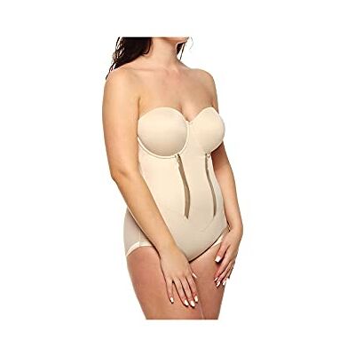 Maidenform Damen Trägerloser Formender Body EASY UP COLLECTION STRAPLESS BODY BRIEFER FIRM CONTROL, Einfarbig, Gr. EU 80D (UK 36D), Beige (LATTE LIFT LLF) Maidenform Damen Trägerloser Formender Body EASY UP COLLECTION STRAPLESS BODY BRIEFER FIRM CONTROL, Einfarbig, Gr. EU 80D (UK 36D), Beige (LATTE LIFT LLF)