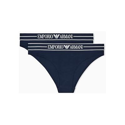 Giorgio Armani Women's Everyday Cotton 2-Pack Brief, Blue, M, blau, M Giorgio Armani Women's Everyday Cotton 2-Pack Brief, Blue, M, blau, M