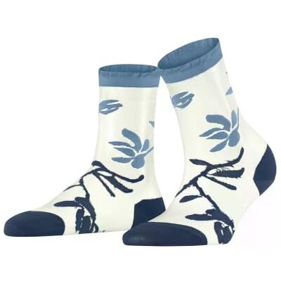 FALKE Damen Socken Garden Villa W So Baumwolle gemustert 1 Paar, Blau Royal Blue 6000, 39-40 FALKE Damen Socken Garden Villa W So Baumwolle gemustert 1 Paar, Blau Royal Blue 6000, 39-40