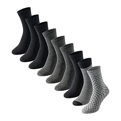 Uncover by Schiesser Schiesser Damen 9 Pack Strümpfe SparPack Socken, Mehrfarbig, 39-42 EU Uncover by Schiesser Schiesser Damen 9 Pack Strümpfe SparPack Socken, Mehrfarbig, 39-42 EU
