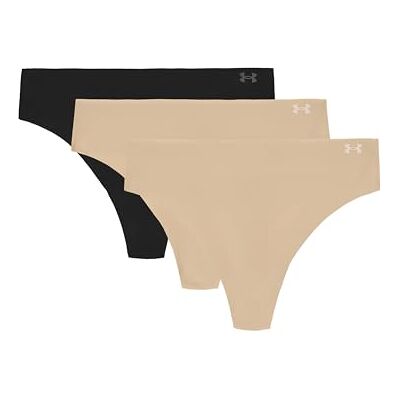 Under Armour Damen Tanga-Slips im 3er-Pack – Pure Stretch, unsichtbar, nahtlos, Keine Abdrücke, Ultraleicht, ganztägiger Under Armour Damen Tanga-Slips im 3er-Pack – Pure Stretch, unsichtbar, nahtlos, Keine Abdrücke, Ultraleicht, ganztägiger