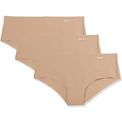 DKNY Damen Litewear Cut Anywhere Hipster Panties 3er Pack Box Multipack, Glow/Glow, Glow/Glow/Glow, M DKNY Damen Litewear Cut Anywhere Hipster Panties 3er Pack Box Multipack, Glow/Glow, Glow/Glow/Glow, M