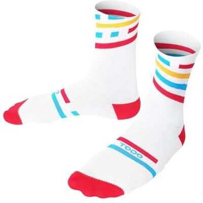 TODO RUNNING RAID Laufsocken Damen & Herren Anti-Blasen Polsterung Technisch, Bunte Laufsocken Lustig Quarter und Crew, Laufen Socken Marathon, Trail, Jogging, Joggen TODO RUNNING RAID Laufsocken Damen & Herren Anti-Blasen Polsterung Technisch, Bunte Laufsocken Lustig Quarter und Crew, Laufen Socken Marathon, Trail, Jogging, Joggen