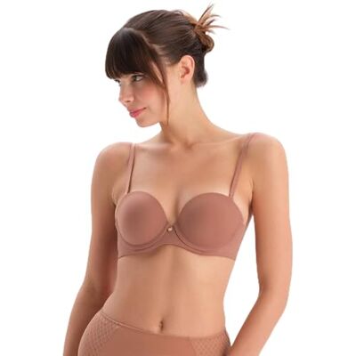 Dagi Women's Brown Underwire Bra, Brown,75C Dagi Women's Brown Underwire Bra, Brown,75C