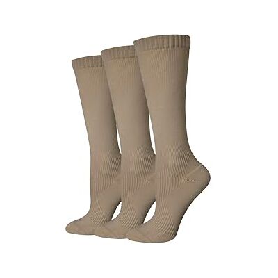 Amazon Damen Kniehohe, Nichtmedizinische Thromboseprophylaxe-Strümpfe, Blassbeige, 36-39.5 Amazon Damen Kniehohe, Nichtmedizinische Thromboseprophylaxe-Strümpfe, Blassbeige, 36-39.5