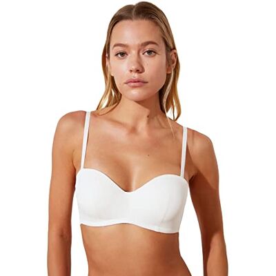 TRENDYOL White Push Up Ganzkappe BH, Weiß, 80B TRENDYOL White Push Up Ganzkappe BH, Weiß, 80B