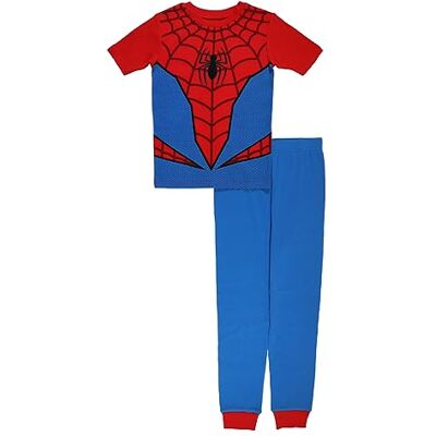 Marvel Damen 2-teiliges Pyjama-Set, Eng Anliegend, Baumwolle, Weich und Niedlich für Kinder Pyjamaset, Spinnenkostüm, 4 Jahre (60er Pack) Marvel Damen 2-teiliges Pyjama-Set, Eng Anliegend, Baumwolle, Weich und Niedlich für Kinder Pyjamaset, Spinnenkostüm, 4 Jahre (60er Pack)