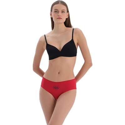 Dagi Damen 3-Pack Printed Hipster Panties Briefs, Multicolor, Einheitsgröße EU Dagi Damen 3-Pack Printed Hipster Panties Briefs, Multicolor, Einheitsgröße EU