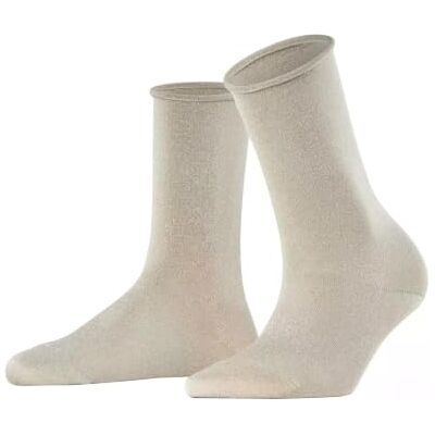 FALKE Damen Socken Shiny W So Lyocell einfarbig 1 Paar, Grau Silver 3203, 35-38 FALKE Damen Socken Shiny W So Lyocell einfarbig 1 Paar, Grau Silver 3203, 35-38