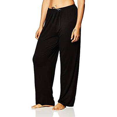 HUE Damen Sleepwell with Temptech Pajama Sleep Pant Pyjamaunterteil, schwarz, X-Large HUE Damen Sleepwell with Temptech Pajama Sleep Pant Pyjamaunterteil, schwarz, X-Large