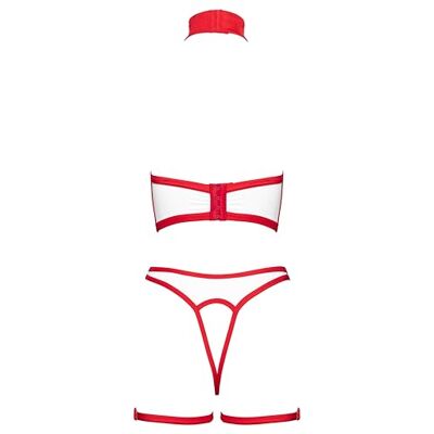 COTTELLI ORION Krankenschwester Kostüm Set, Top & Straps String, Rollenspiel Dessous COTTELLI ORION Krankenschwester Kostüm Set, Top & Straps String, Rollenspiel Dessous