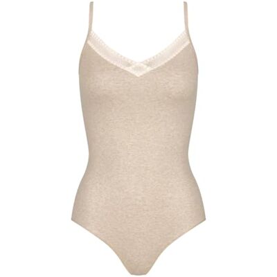 Sloggi Damen GO Ribbed Body, Grey Combination, S Sloggi Damen GO Ribbed Body, Grey Combination, S