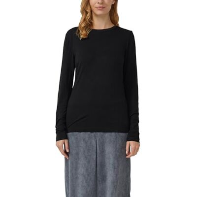 S. Oliver Damen Feines Longsleeve aus Viskosestretch im Slim Fit Langarmshirt meliert (1er Pack) S. Oliver Damen Feines Longsleeve aus Viskosestretch im Slim Fit Langarmshirt meliert (1er Pack)