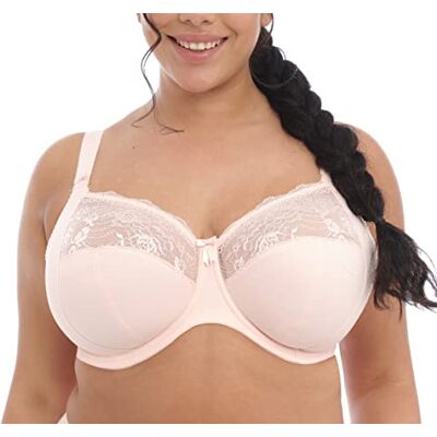 Elomi Damen Morgan Gebänderter Komfort und Unterstützung. Dreiteilige Körbchen, Seitenrahmen, Stretch-Spitze Einfarbiger Dd + BHS BH mit voller Abdeckung, Blickdicht, Rosa-Ballet Pink, 95G Elomi Damen Morgan Gebänderter Komfort und Unterstützung. Dreiteilige Körbchen, Seitenrahmen, Stretch-Spitze Einfarbiger Dd + BHS BH mit voller Abdeckung, Blickdicht, Rosa-Ballet Pink, 95G