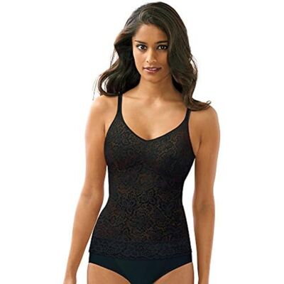 Bali Women's Shapewear Lace 'N Smooth Cami, Black, X-Large Bali Women's Shapewear Lace 'N Smooth Cami, Black, X-Large