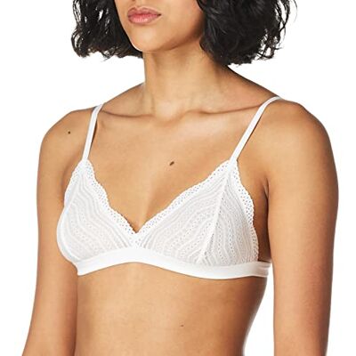 Cosabella Damen Dolce Soft Bralette, Weiß (Weiß), 65B (Hersteller Größe:Zierlich) Cosabella Damen Dolce Soft Bralette, Weiß (Weiß), 65B (Hersteller Größe:Zierlich)