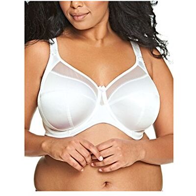 Goddess Damen Keira Bügel BH mit voller Abdeckung, Durchsichtig, weiß, 95GG Goddess Damen Keira Bügel BH mit voller Abdeckung, Durchsichtig, weiß, 95GG