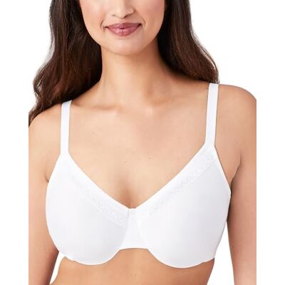 Wacoal Damen Perfect Primer Bügel 855213 BH mit voller Abdeckung, Undurchsichtige, Weiß, 95G Wacoal Damen Perfect Primer Bügel 855213 BH mit voller Abdeckung, Undurchsichtige, Weiß, 95G