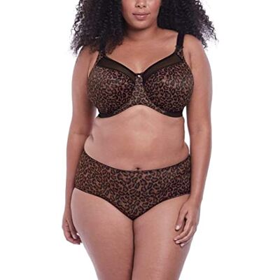 Goddess Damen Kayla Bügel BH mit voller Abdeckung, Durchsichtig, Leopardenmuster/dunkel, 95H Goddess Damen Kayla Bügel BH mit voller Abdeckung, Durchsichtig, Leopardenmuster/dunkel, 95H