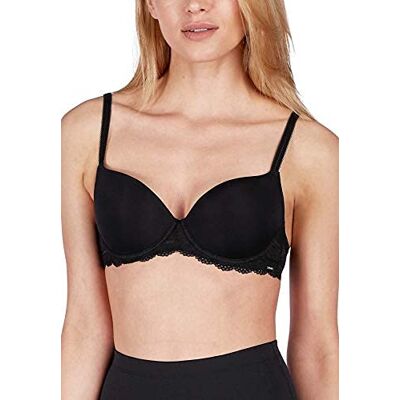 HUBER Damen Push-up Push Up BH, Schwarz, 70A EU HUBER Damen Push-up Push Up BH, Schwarz, 70A EU
